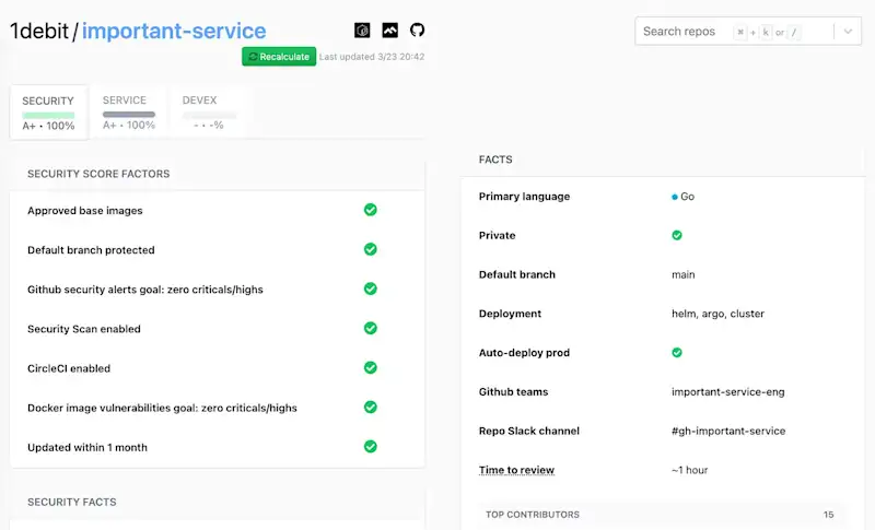 [CC] Monocle service score