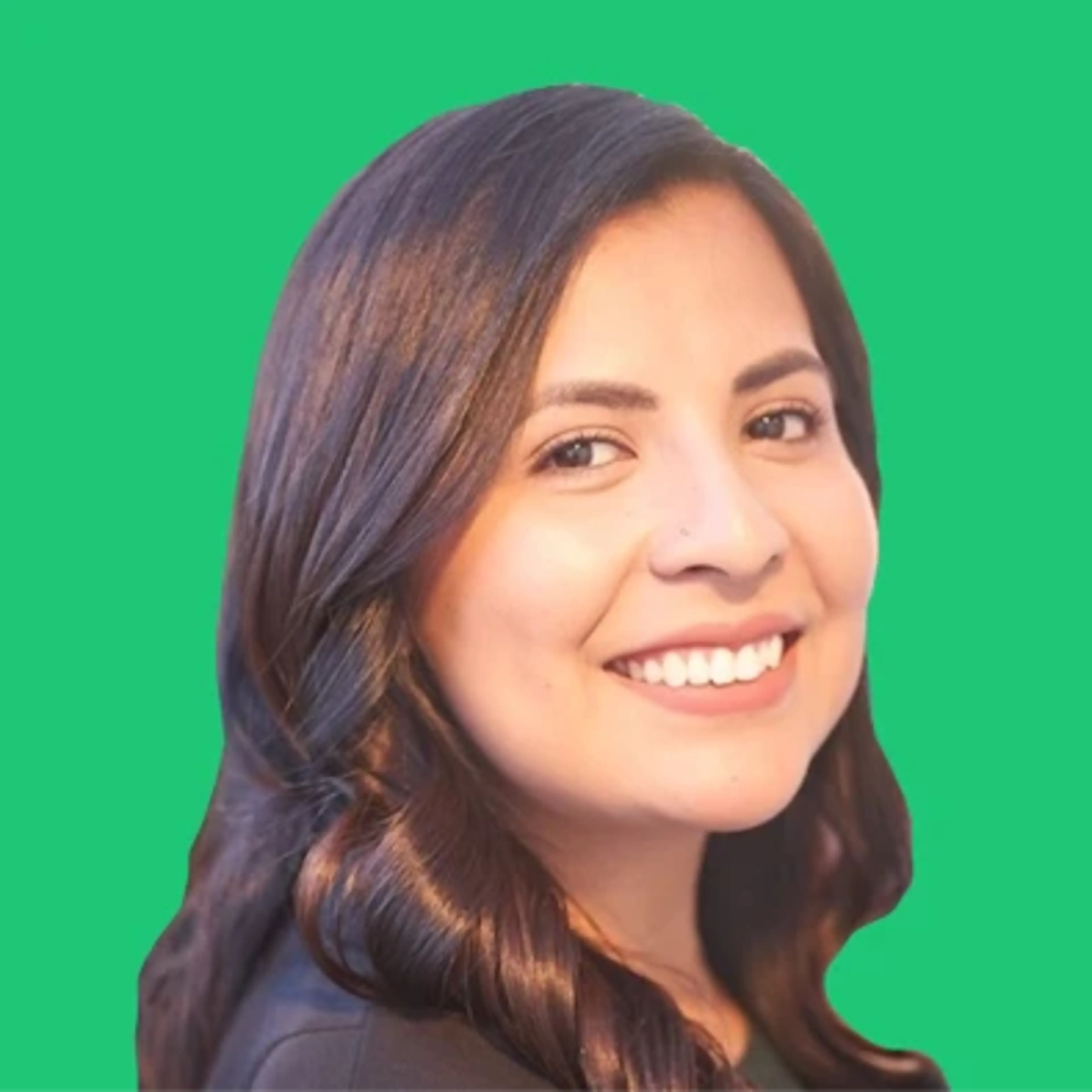 Yesenia posing for a headshot