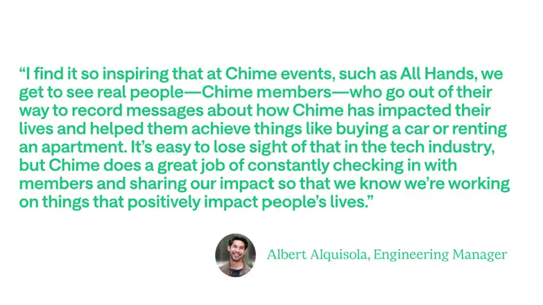 It’s a Chimed Life: Meet Albert Alquisola, Engineering Manager - Content Image 1
