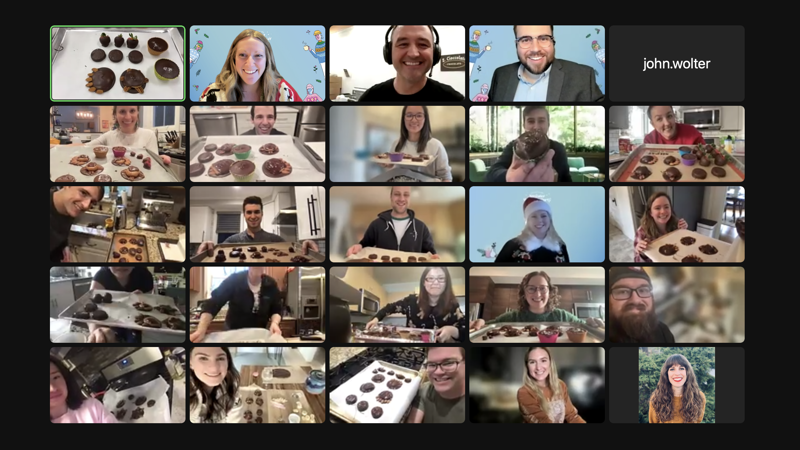 a screenshot of a video chat